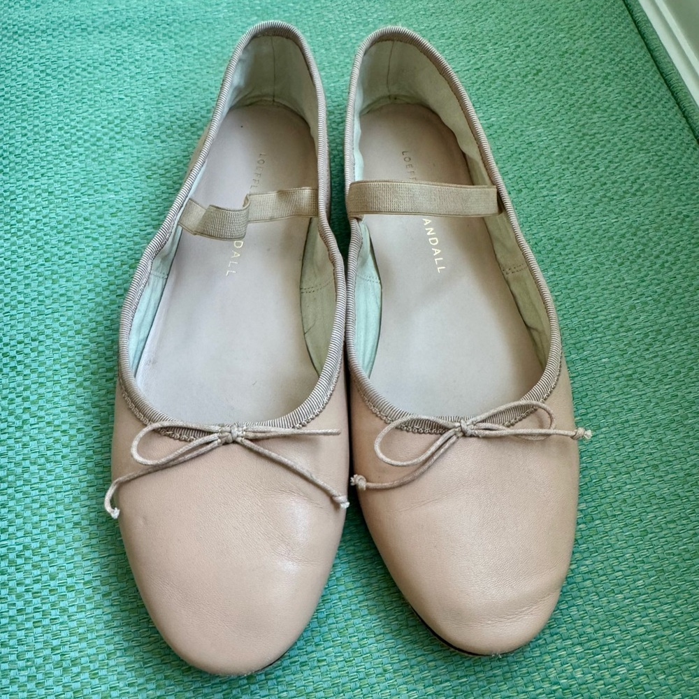 Loeffler Randall Leonie ballerina flats in color Ballet, size 6.5